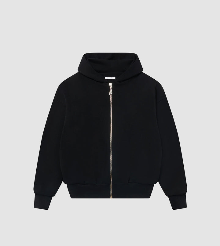 Black Zip Hoodie (Pre-Order)