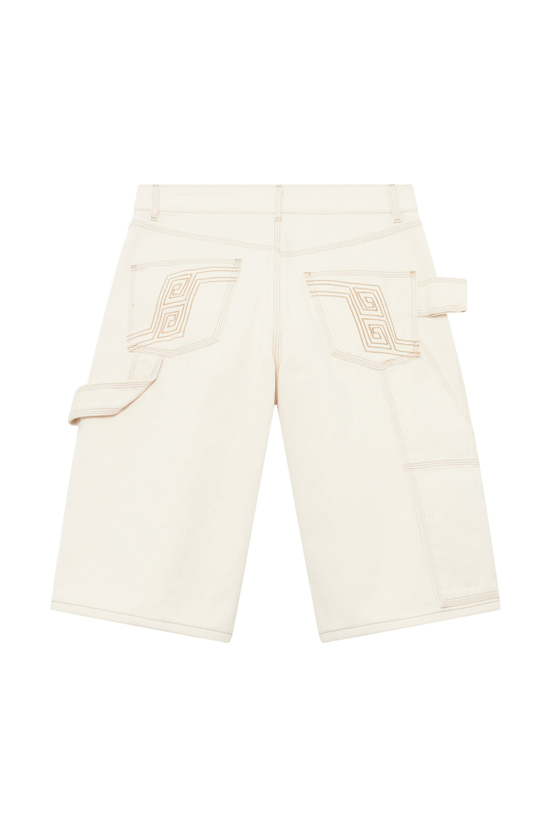 Workwear Cream Shorts