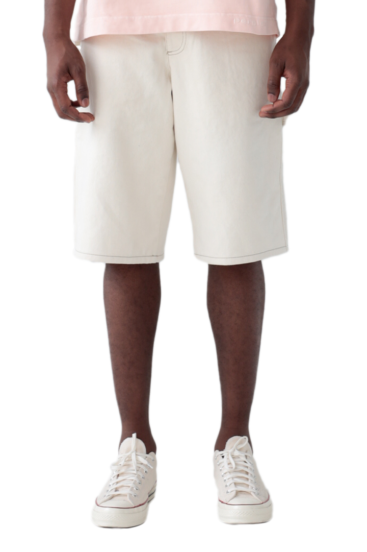 Workwear Cream Shorts