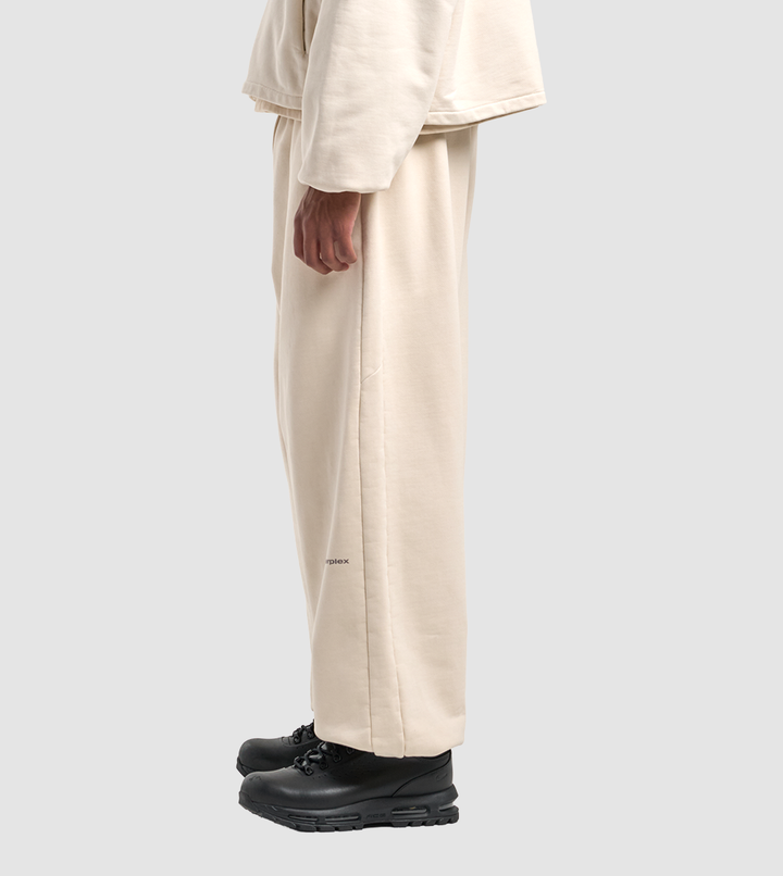 Elastic Boxer Pants Cream