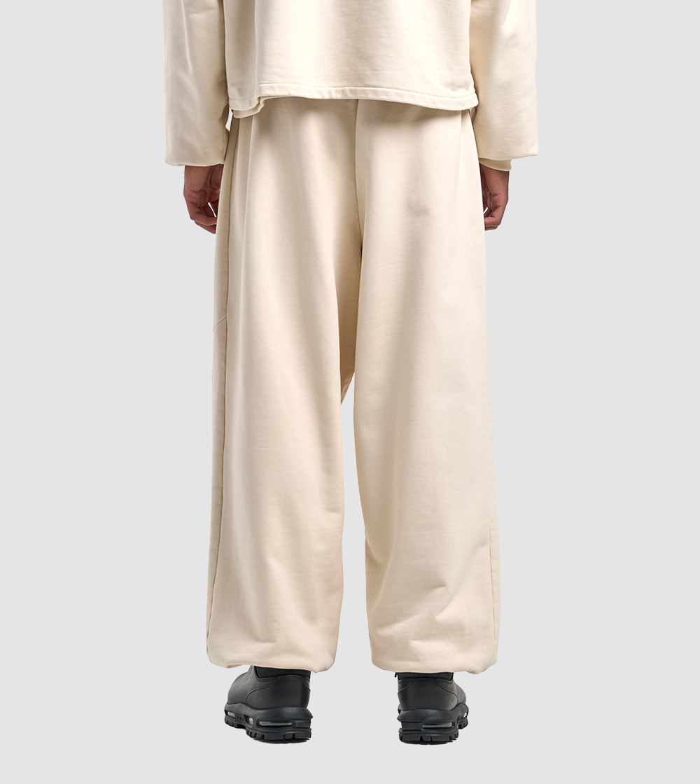 Elastic Boxer Pants Cream