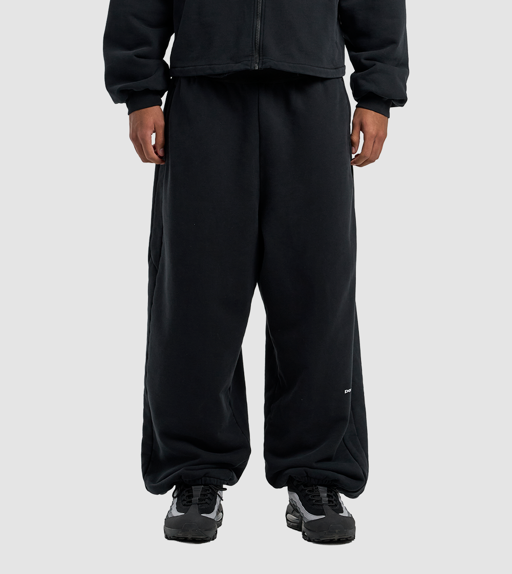 Elastic Boxer Pants Black