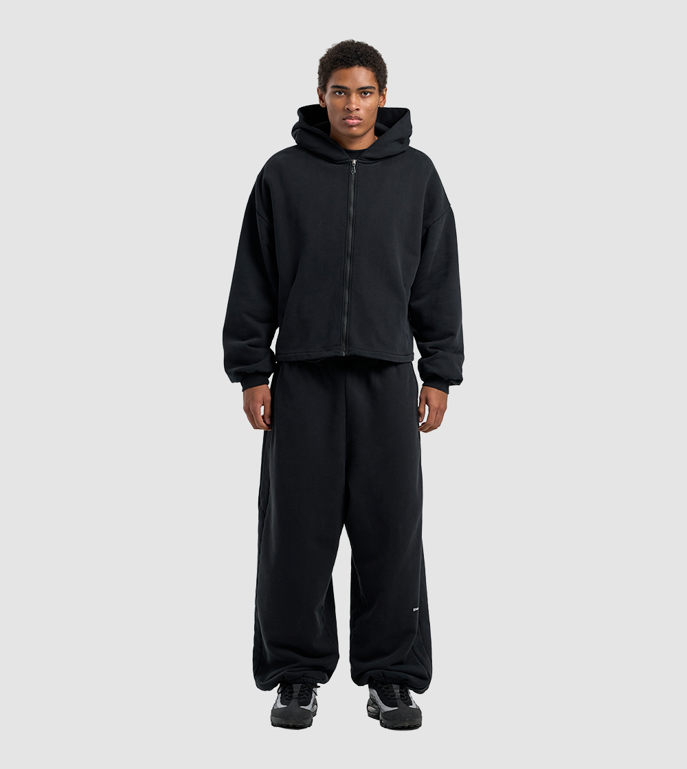 Elastic Boxer Pants Black