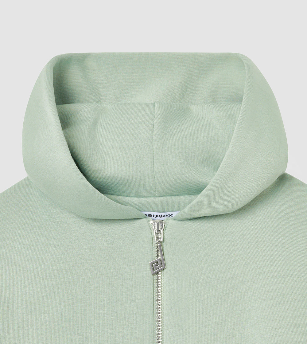 Moss Zip Hoodie