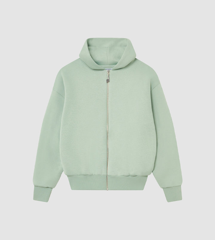 Moss Zip Hoodie