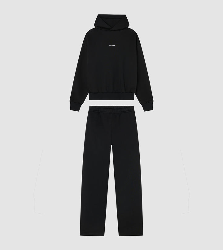 Reflective Tracksuit Black