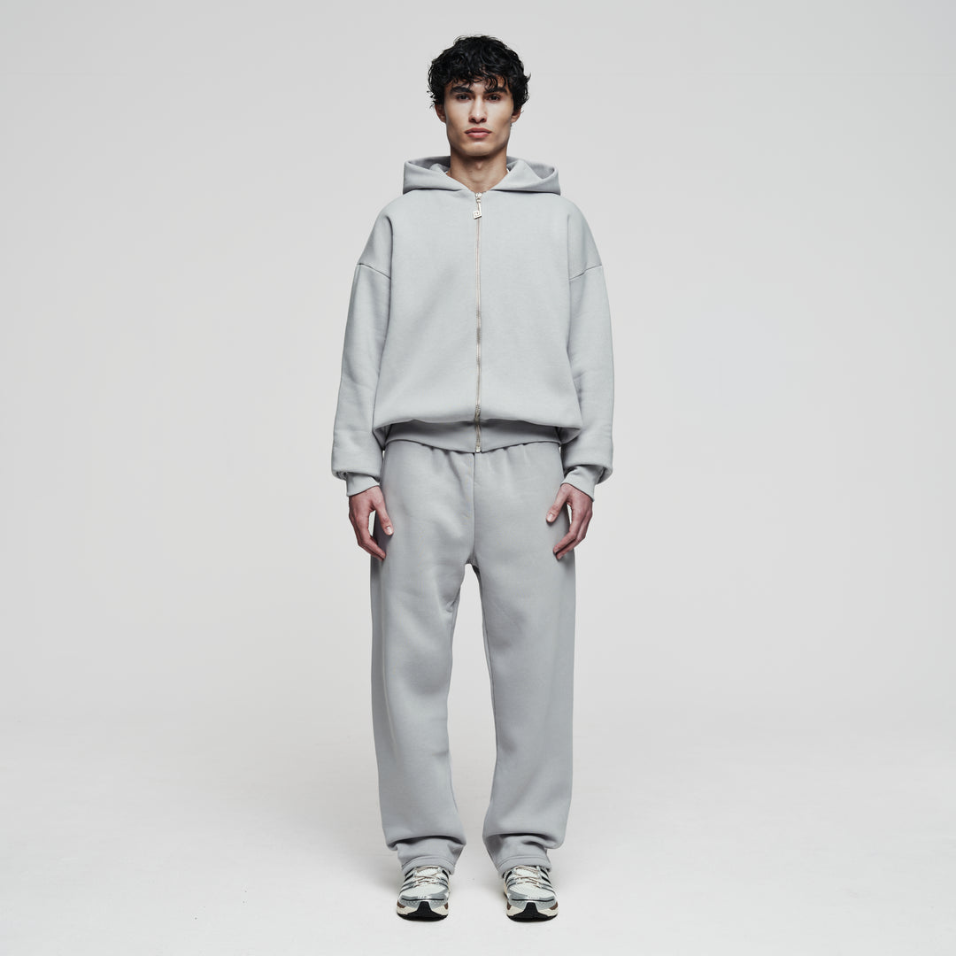 Zip Hoodie Tracksuit Stone