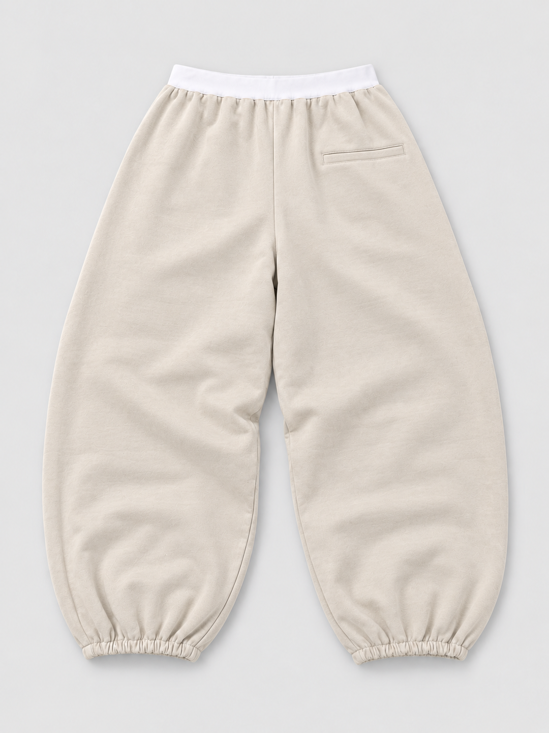 Elastic Boxer Pants Cream