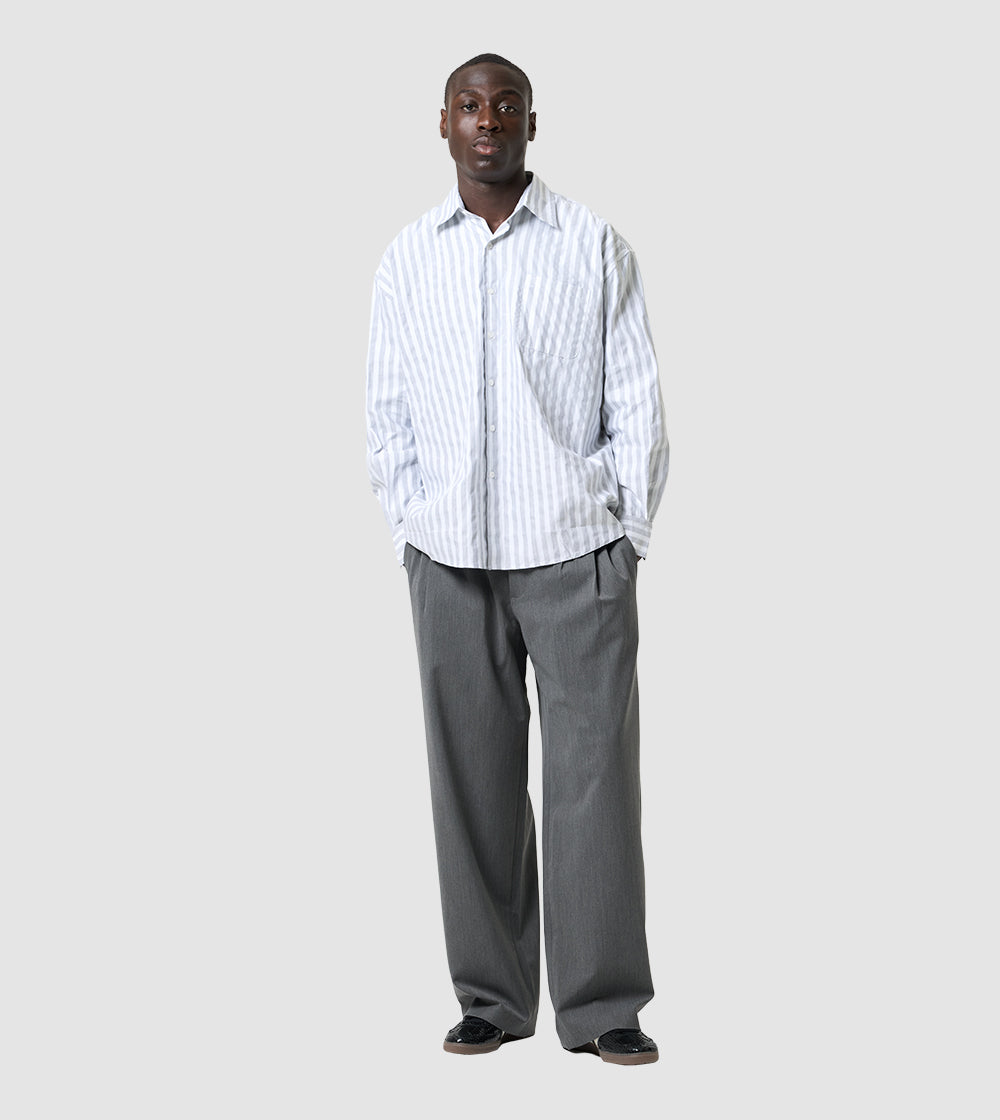 Pleated Pants Grey