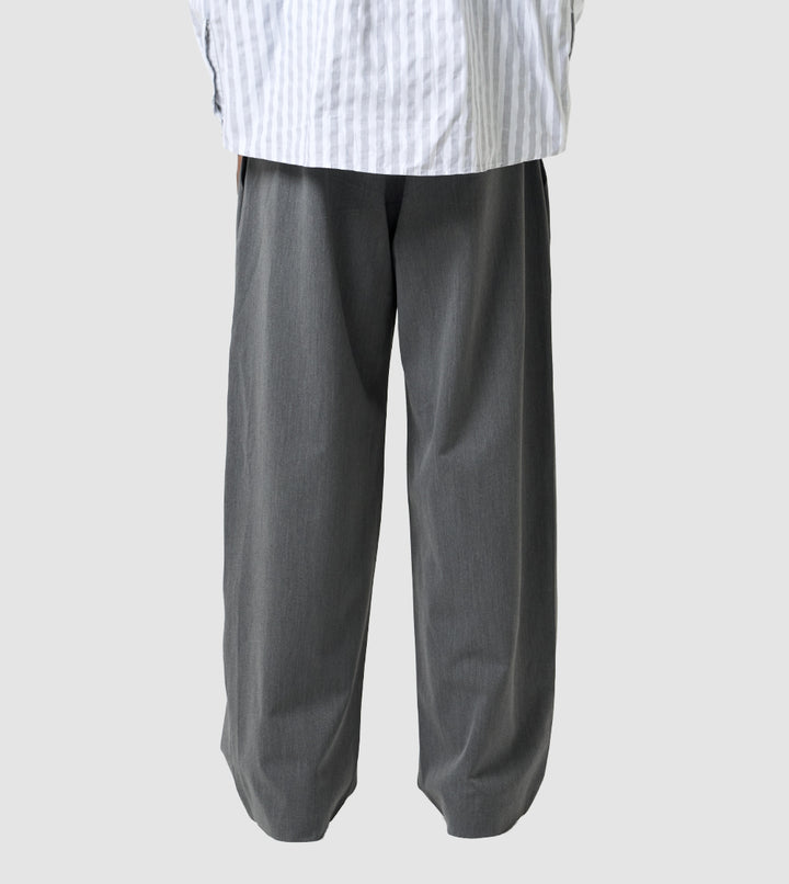 Pleated Pants Grey