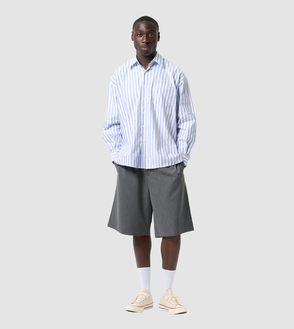 Pleated Shorts Black