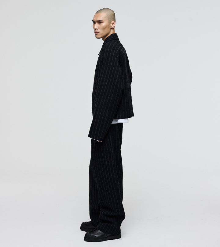 Striped Wool Pants