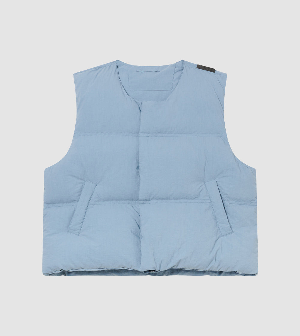 Puffer Vest Off Blue