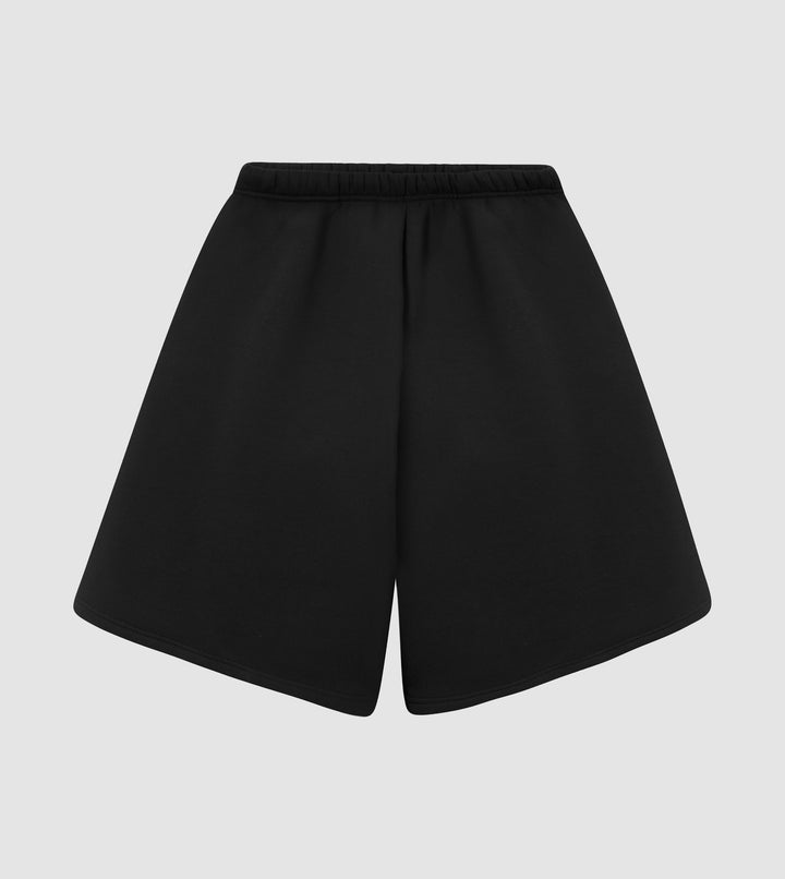 Zip Hoodie Shorts Tracksuit Black