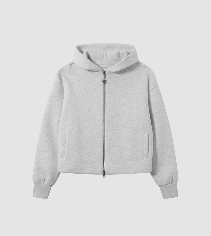 Zip Hoodie Shorts Tracksuit Storm