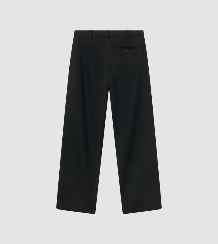 Pleated Pants Black